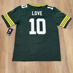 Jersey Jordan Love #10 Men’s 2XL Green New with Tags/ Stitched