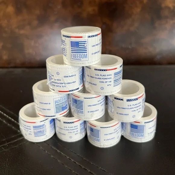 2023 Forever 30 Rolls of 3000 Stamps