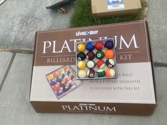 Platinum billiard kit