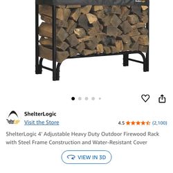 Priced To Sell: Outdoor Firewood Rack 