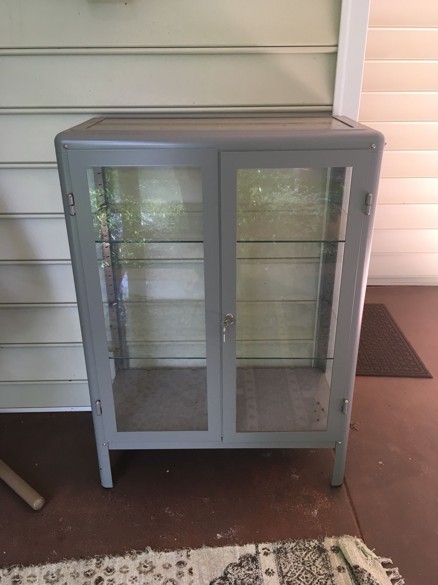 IKEA Fabrikor Glass Cabinet - grey