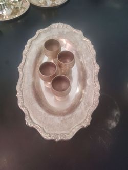 Silver plate set