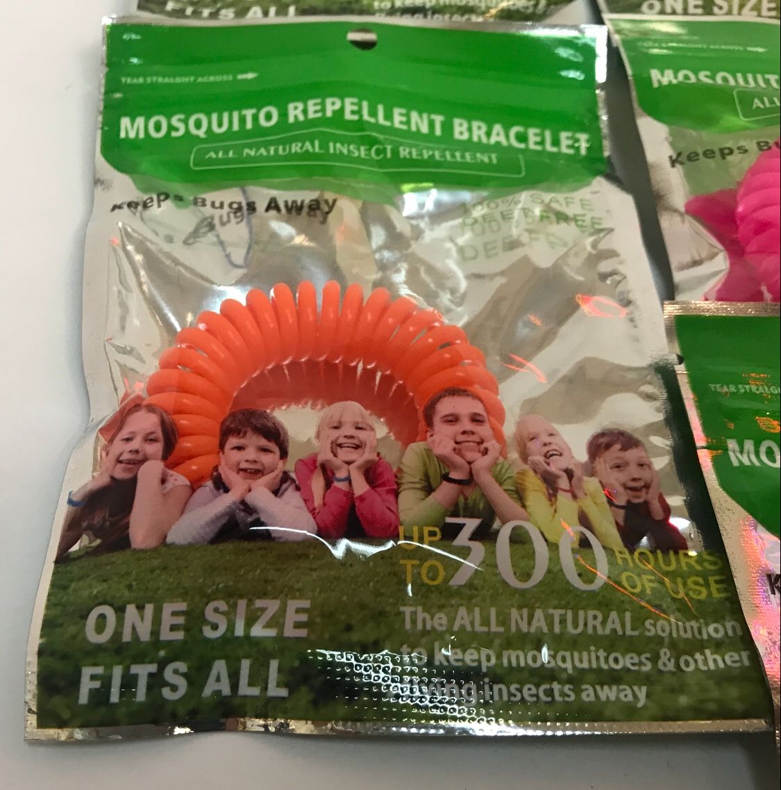 Mosquito Bracelet Repellent lasts 300 Hours!