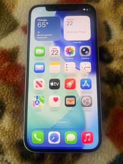 iPhone 12, purple, no issues