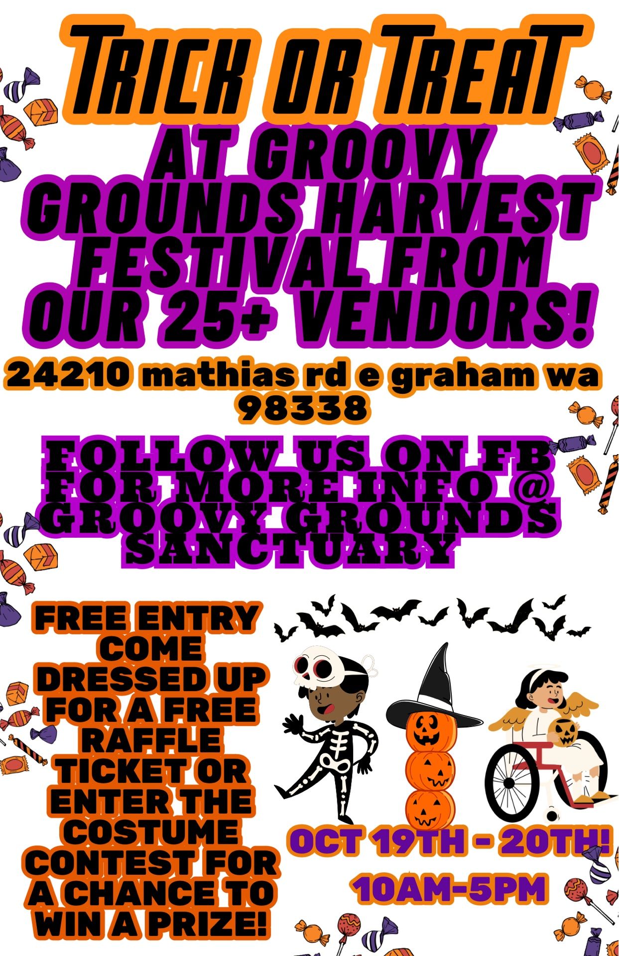 FREE TRICK OR TREATING / COSTUME CONTEST