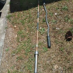 Weider Olympic Weights, Olympic Bar, Curl Bar.