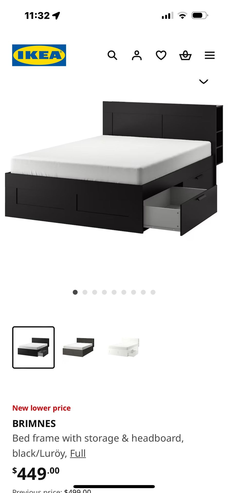 Ikea Bed Frame With Storage Drawers And Headboard Storage