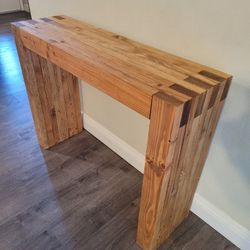 Console Table Solid Wood