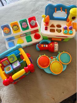 All baby toys together