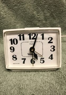 Vintage westclox electric alarm clock model {contact info removed}