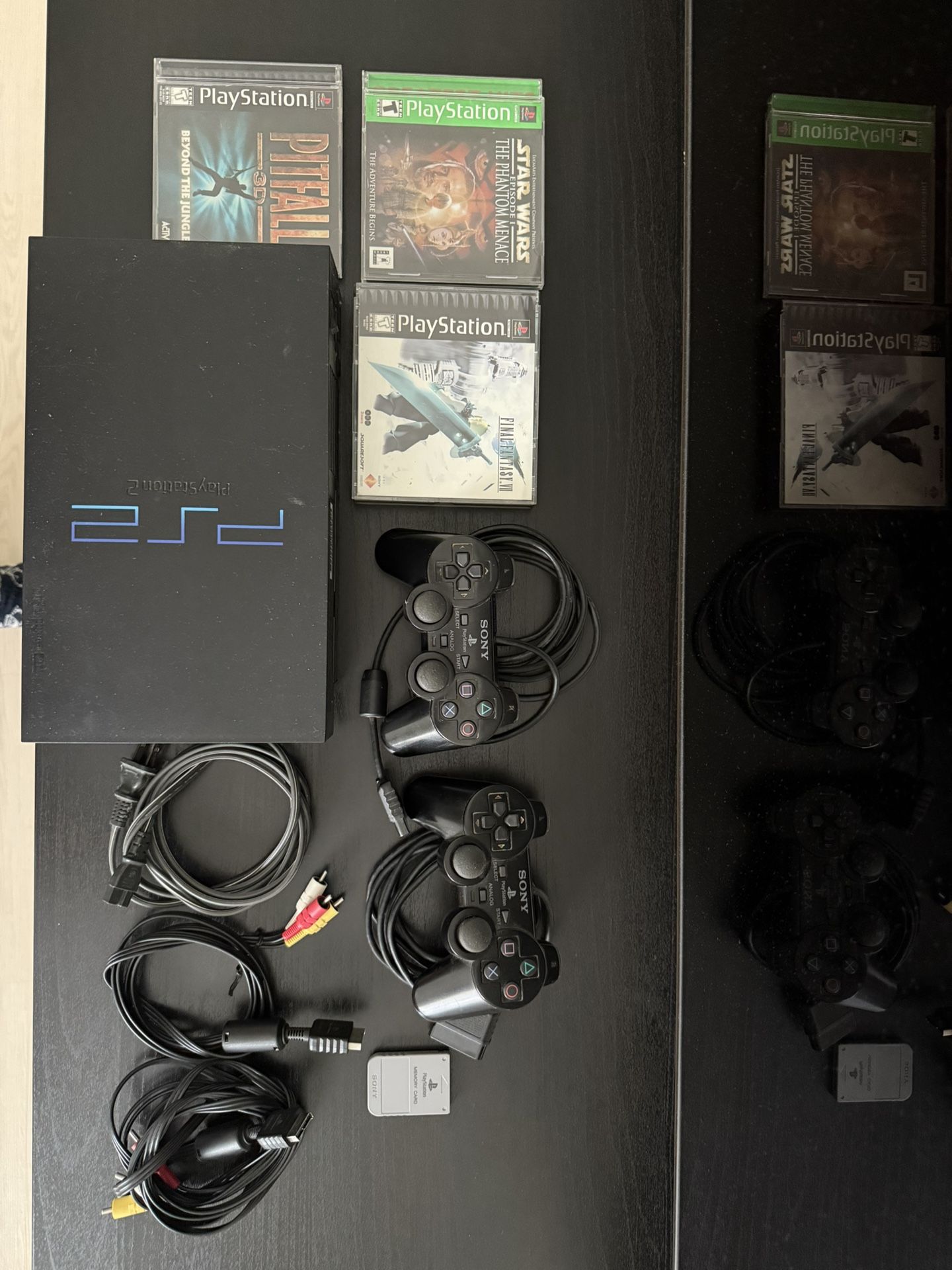 PlayStation 2 - PS2 - Final Fantasy VII - Star Wars Episode 1 - Pitfall 3D
