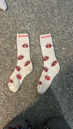 Chrome heart socks
