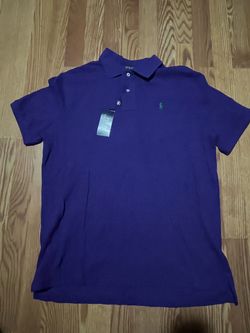 Polo Ralph Lauren Classic Fit Purple Short Sleeve Cotton SoftTouch Polo Shirt L