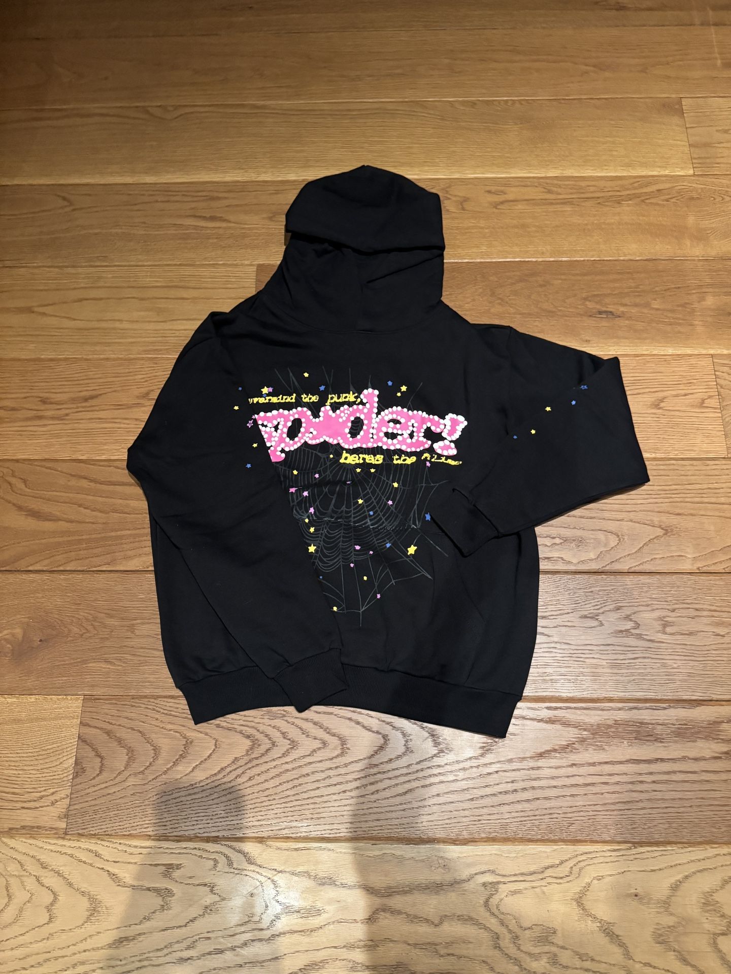Black and Pink Sp5der Hoodie