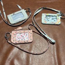 Vera Bradley Zip Pouch With Lanyard
