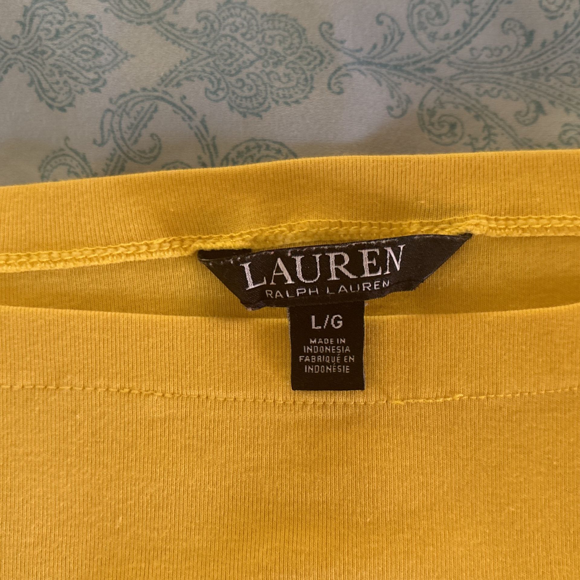 Yellow Ralph Lauren Women’s Shirt