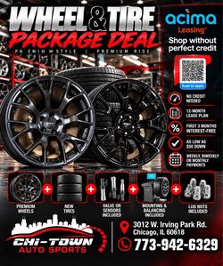 Rim and tire package deals payment plan options are available rines a pagos
