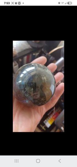 Fire Labradorite lg Sphree crystal