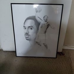 Kobe Bryant Charcoal Drawing