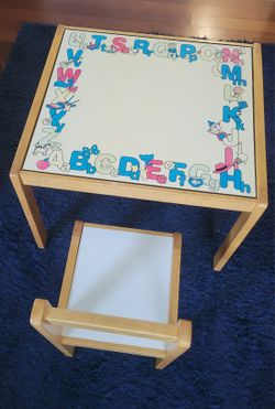 Kids ABC Table & Chair Toddler