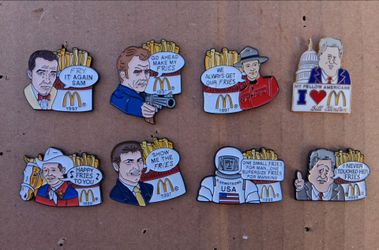 McDonald's Character pins set of 8