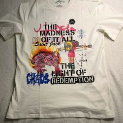 Cactus Jack x Travis Scott x Saint Graphic Shirt Size L 100% Cotton