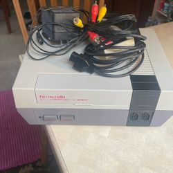 Original NES System And Controller Good Condition With Duck Hunt And Super Mario Bros 