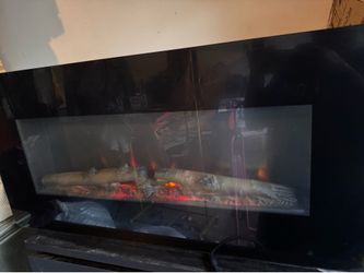 Modern Electric Fireplace Insert – Realistic LED Logs & Flame Effect
