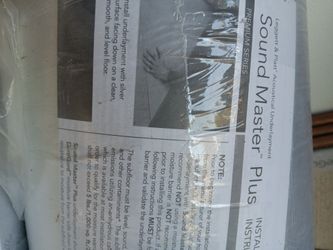 sound master plus floor underlayment