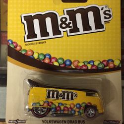 Hotwheels M&M's drag bus