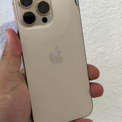 iPhone 16 pro max 256gb gold crack both sides cricket or AT&T only 