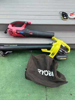 Ryobi 40V Leaf Mulcher and Toro blower