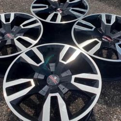 22” Chevy Silverado Tahoe Suburban We Finance GMC Sierra Yukon Denali Set Wheels New Rims 