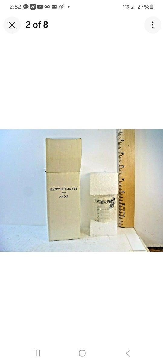 2004 Hinged Anew Clinical Jar Designed for Avon Representatives - Brand New