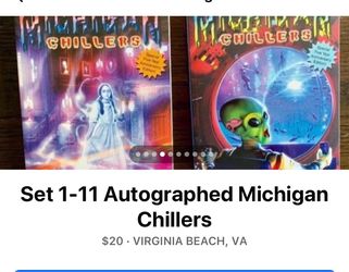 Michigan Chillers Children’s Thriller Novels