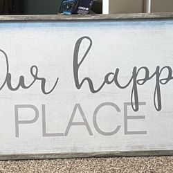 Our Happy Place Frame