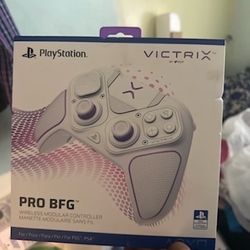 PDP Victrix Pro BFG Wireless Controller for PlayStation 5, PS4, PC White New