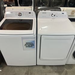 Samsung Washer And Gas Dryer Set