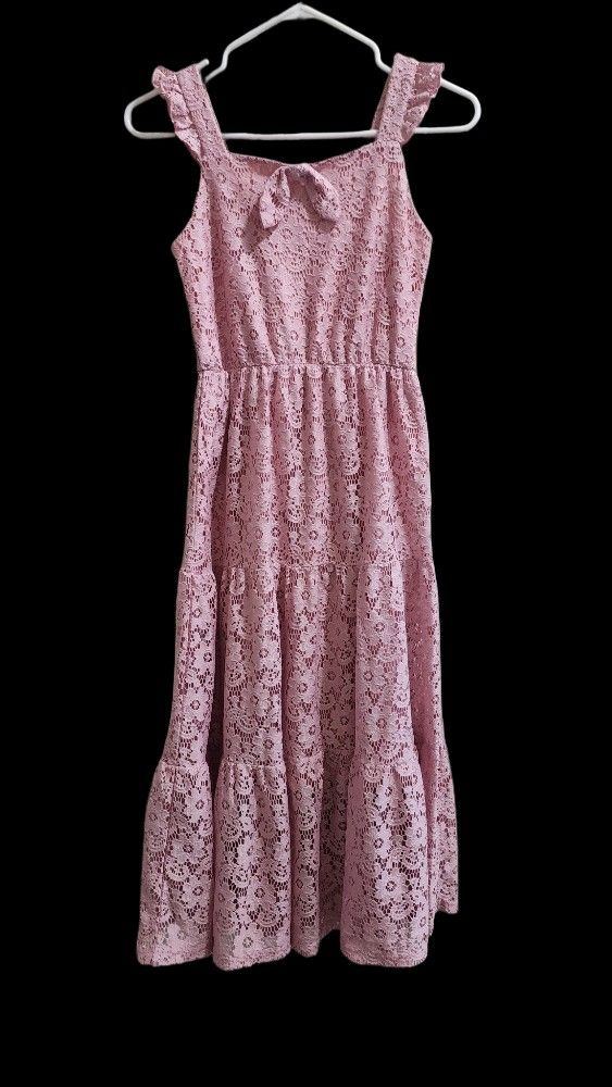 Charming pink dress For Girls Size 12