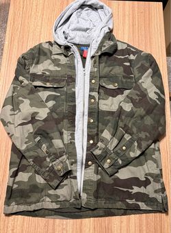 Men’s Camo Jacket with Hoodie