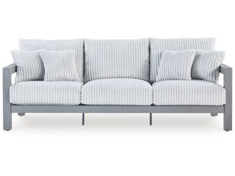 Hurley Park Gray Outdoor Sofa with Cushion