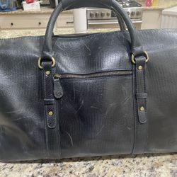 Mens Leather Duffle Bag 