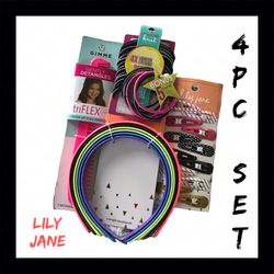 NIB Girls 4Pk Hair Accessories Set