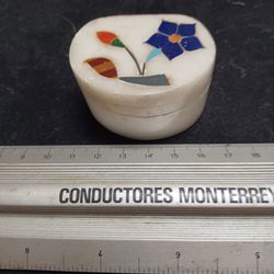 $6 - Small.trinket Box Made Of Natural Stones