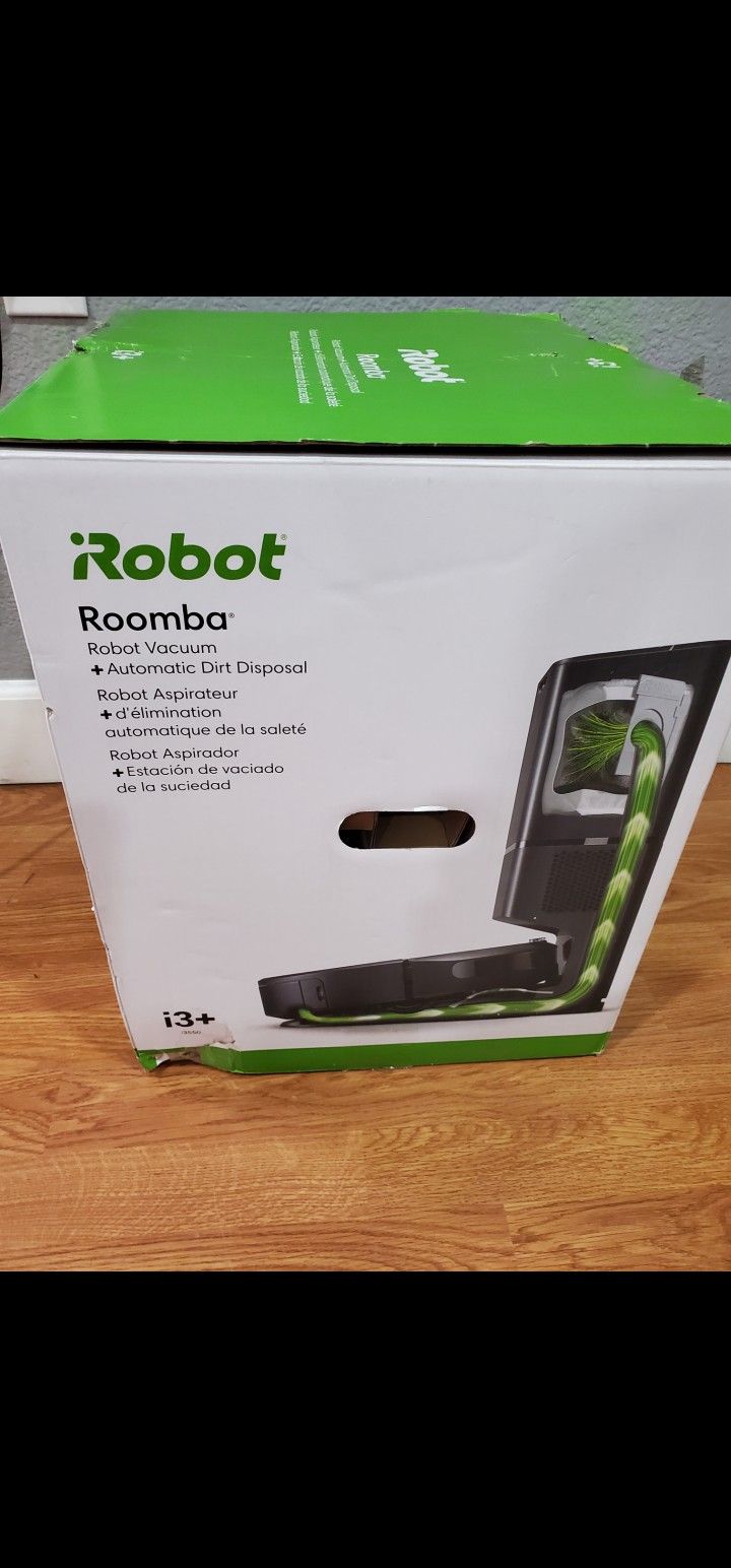 irobot roomba i3 plus self emptying robot vacuum new
