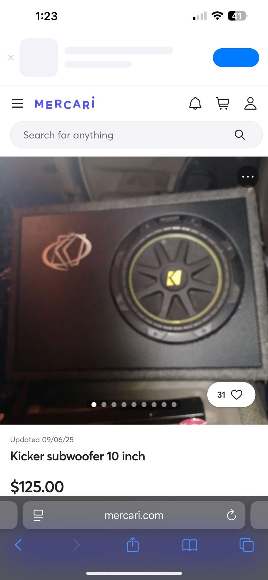 10 In Sub Woofer In Box