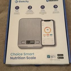 Etekcity Food Nutrition Kitchen Scale, Digital Grams and Ounces for Weight Loss, Baking, Cooking, Keto and Meal Prep, Large, 304 Stainless Steel