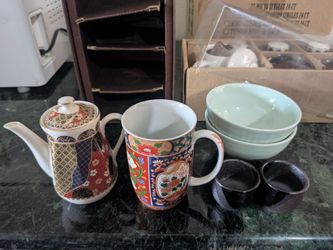Asian Ceramic Tea Set Collection
