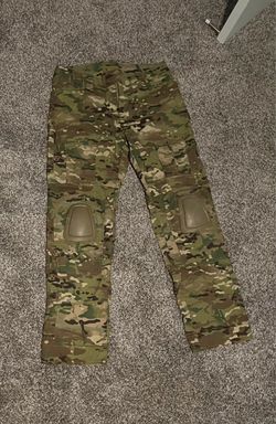 Camo Emerson Tactical Combat Pants w/ Knee Pads 36x34