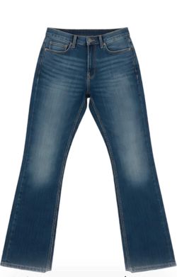 Old Navy Stretch straight jeans with a blue wash style, Size 30X30